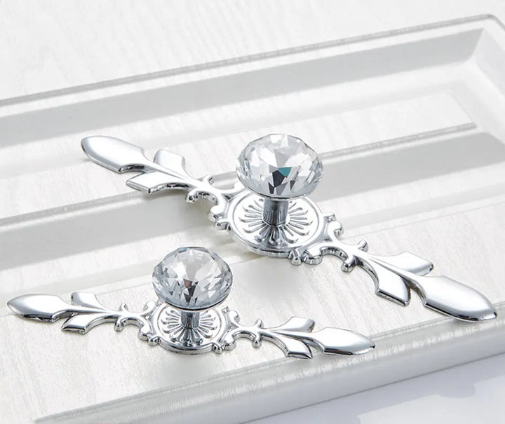 Luxury Diamond Crystal Cabinet Knobs and Pulls Elegant Drawer Pulls | Stornfield