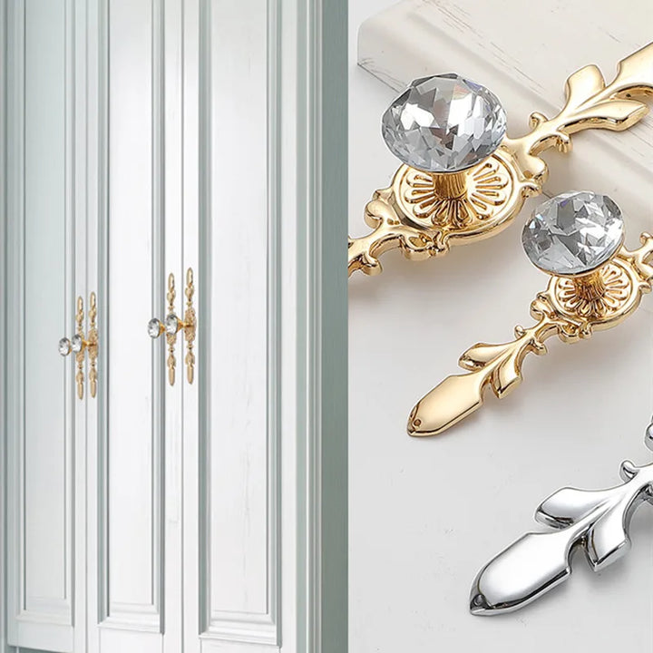 Luxury Diamond Crystal Cabinet Knobs and Pulls Elegant Drawer Pulls | Stornfield