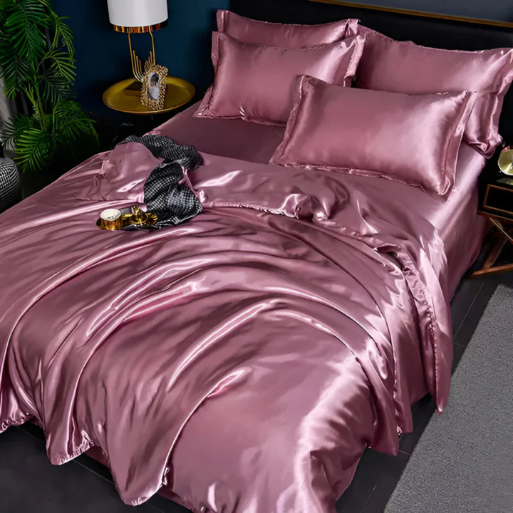 Stornfield | Silk Satin Duvet Cover Bedding Set