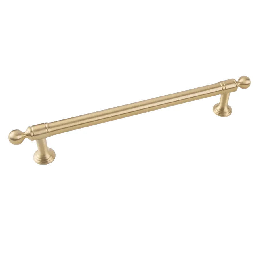Luxury Solid Brass Kitchen Cabinet Drawer Handle | Stornfield