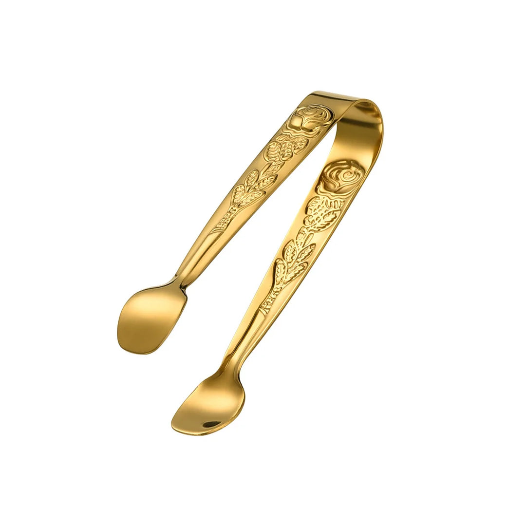 Luxury Stainless Steel Ice Clip Small Fruit Sugar Tongs Kitchen | Stornfield