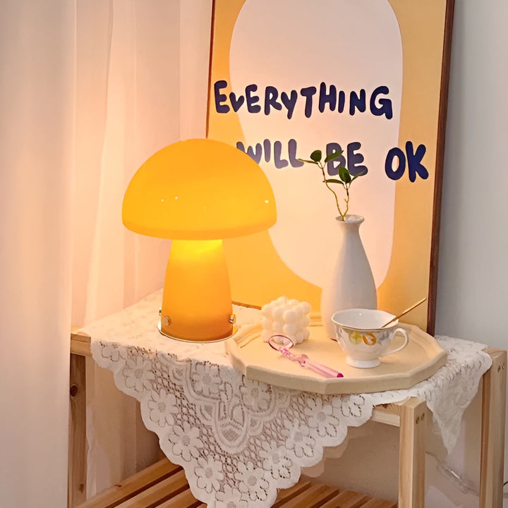 Stornfield | GlowMush – Scandinavian table lamp with artistic warmth
