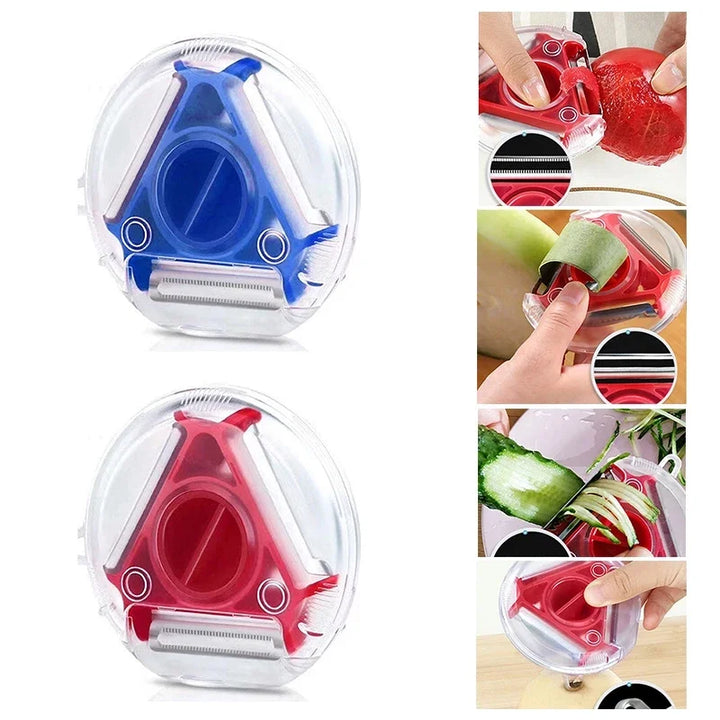 Magic Trio Stainless Steel Blade Peeler Slicer Grater Cutter Julienne | Stornfield