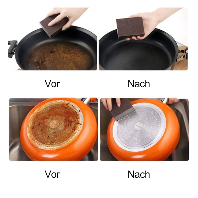Magical kitchen rust removal tool sanding sponge brush (5 pieces) | Stornfield