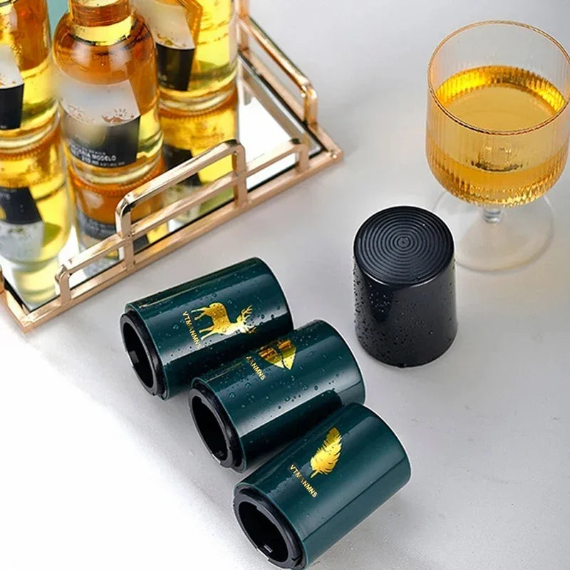 Stainless Steel Push-Button Magnetic Bottle Opener | Stornfield