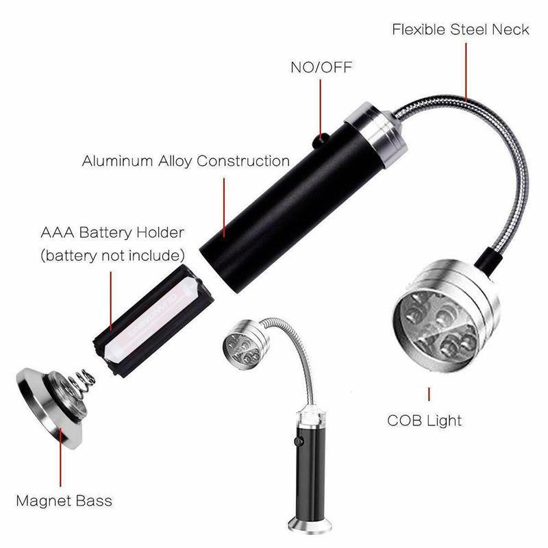 Magnetic Outdoor BBQ Barbecue Grill Lights Adjustable Flexible Led | Stornfield