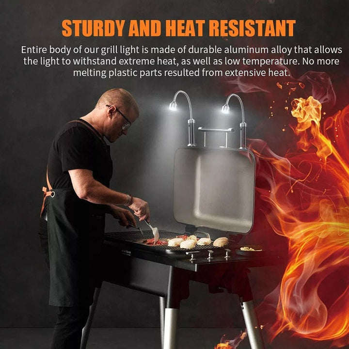 Magnetic Outdoor BBQ Barbecue Grill Lights Adjustable Flexible Led | Stornfield
