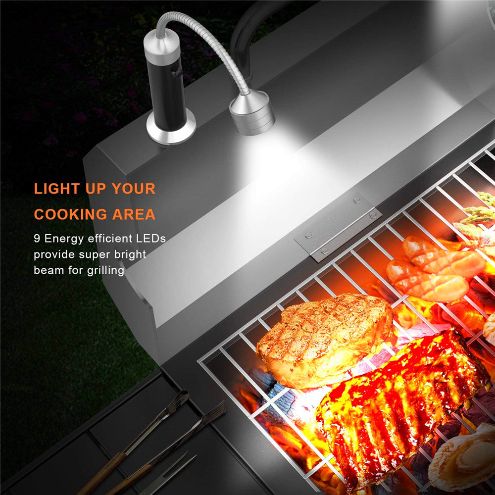 Magnetic Outdoor BBQ Barbecue Grill Lights Adjustable Flexible Led | Stornfield