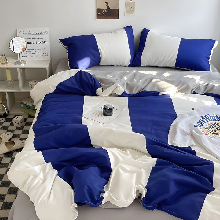PureLoom Bedding Set - Modern skin-friendly bedding set (1 duvet + 1 flat sheet + 2 pillowcases) | Stornfield