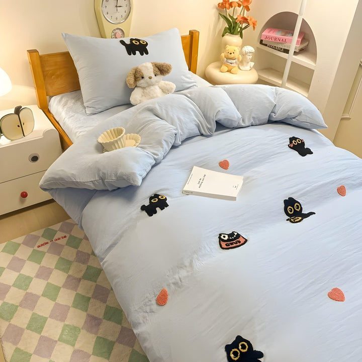 CloudComfort Bedding Set - Comfortable and Skin-Friendly Lucky Cat Bedding | Stornfield