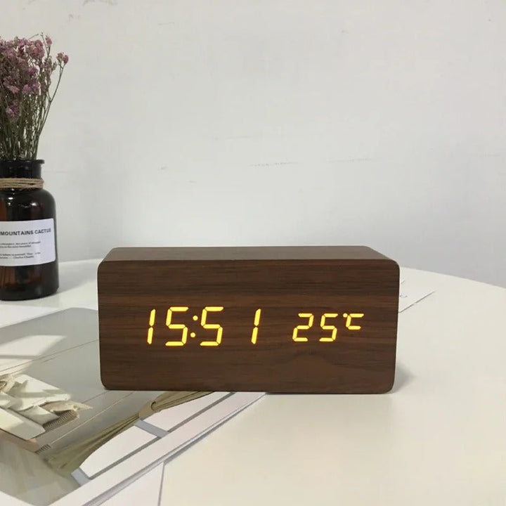 Stornfield | Minimalist LED Watch | Wood