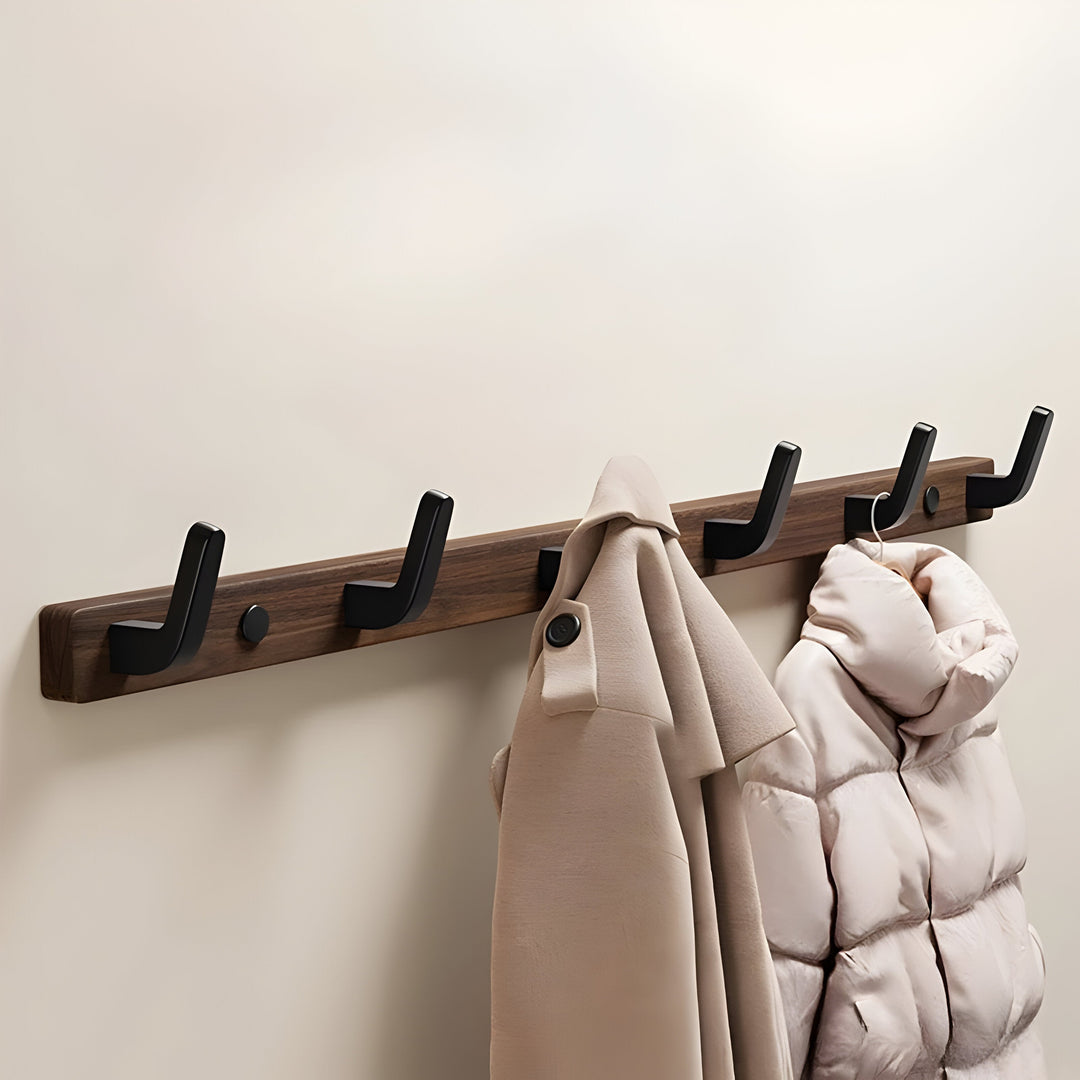 WalnutWisp Hook – Walnut Wood Wall Hook | Stornfield