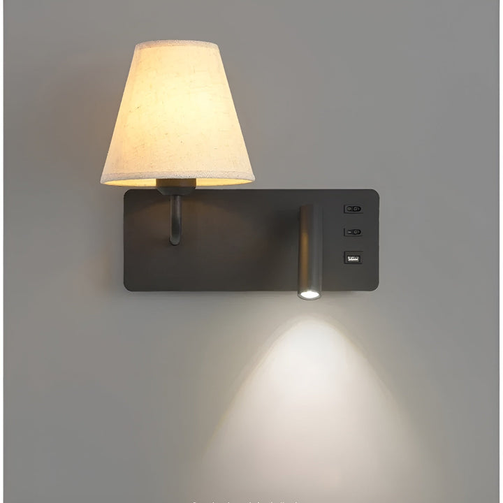 Reading lamp with candle light effect – Warm, decorative light | Perfect for the bedroom & bed | Stornfield