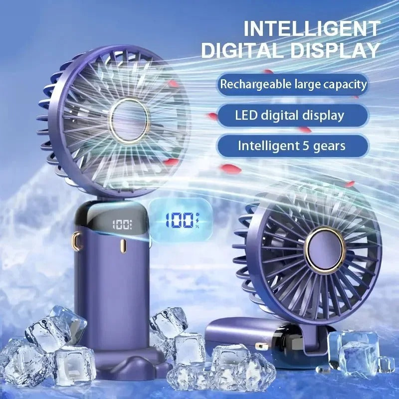 5000mAh Portable Rechargeable Fan | Stornfield