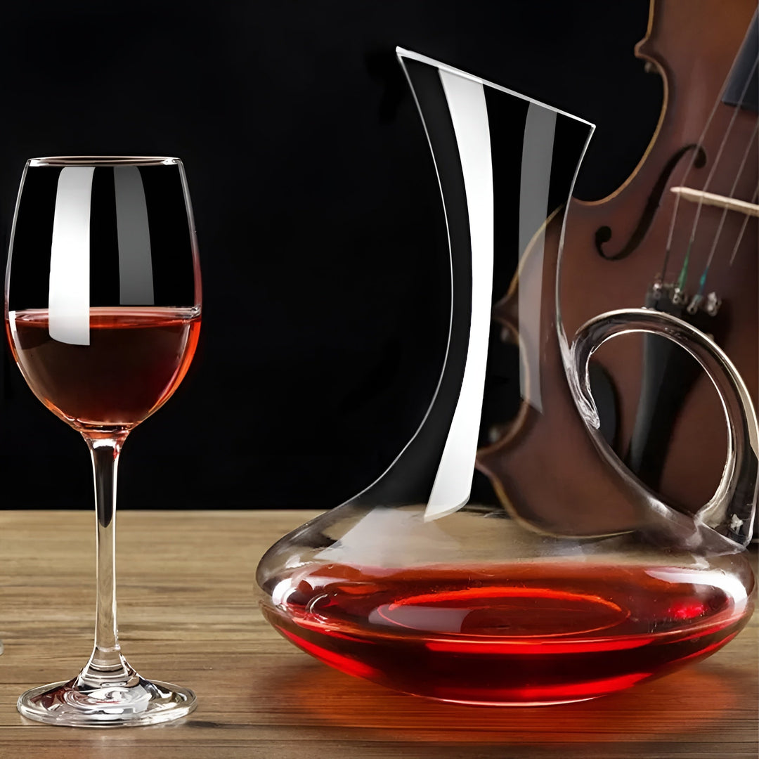 Crystal wine decanter – Handmade Elegant | 1500 ml Ideal for bars, apartments & offices | Stornfield