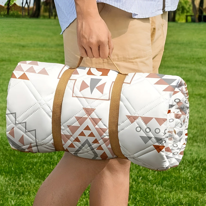 Picnic Stornfieldanket with check pattern – Waterproof & FoldaStornfielde | Ideal for Park, Beach & Camping | Stornfield