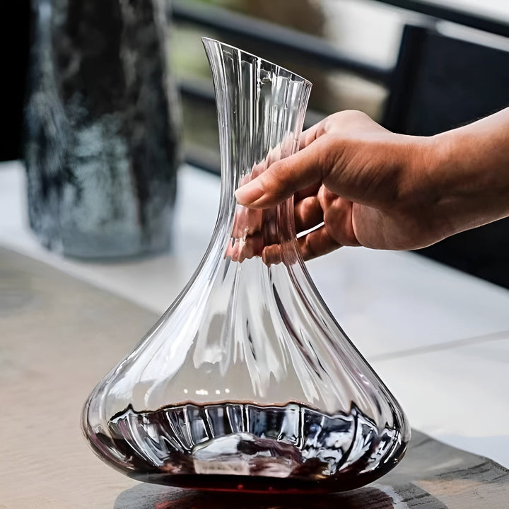 Compact wine decanter made of glass – Spill-proof and portaStornfielde | Ideal for travel | Stornfield