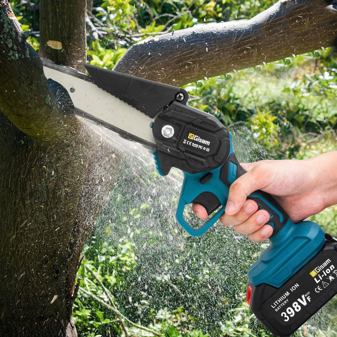 Stornfield | Cordless Electric Chainsaw | Lightweight, Ergonomic Design & Ideal for Effortless Pruning and Trimming