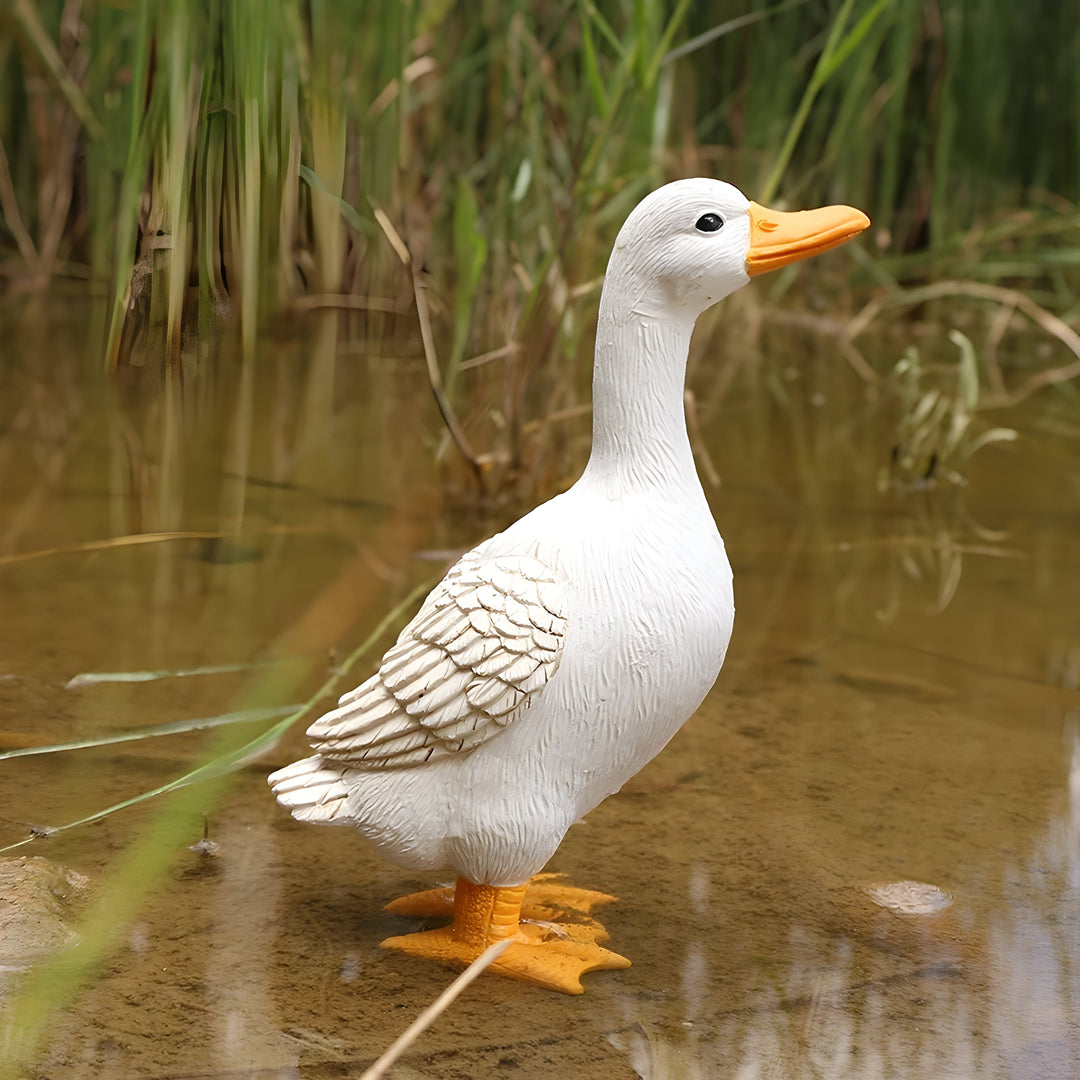 PuddlePals Sculpture – Farmhouse Style Duck & Goose Figure | Stornfield