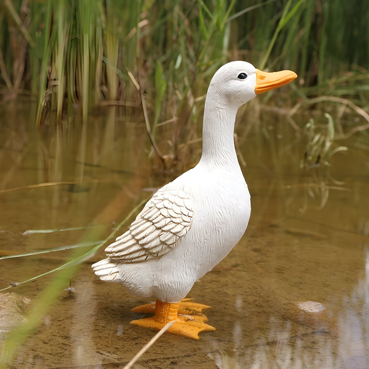 PuddlePals Sculpture – Farmhouse Style Duck & Goose Figure | Stornfield