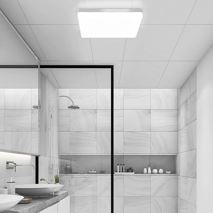 Square LED Ceiling Light – Even, Pleasant Light | SuitaStornfielde for Living Room & Bathroom | Stornfield