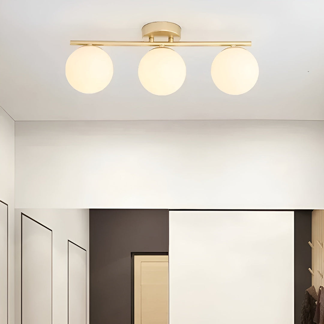 LED ceiling light made of glass – Nordic design | For living & bedroom | Stornfield