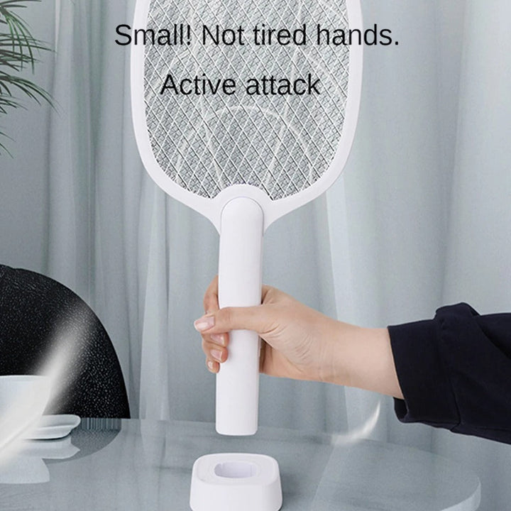 Rechargeable 2-in-1 Electric Fly Swatter and Insect Destroyer – 2500V Without Chemicals | Stornfield