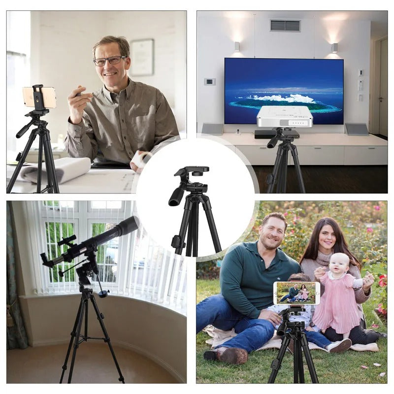 Stornfield | Extendable Phone Tripod with Bluetooth Remote - Versatile Selfie Stick & Stand