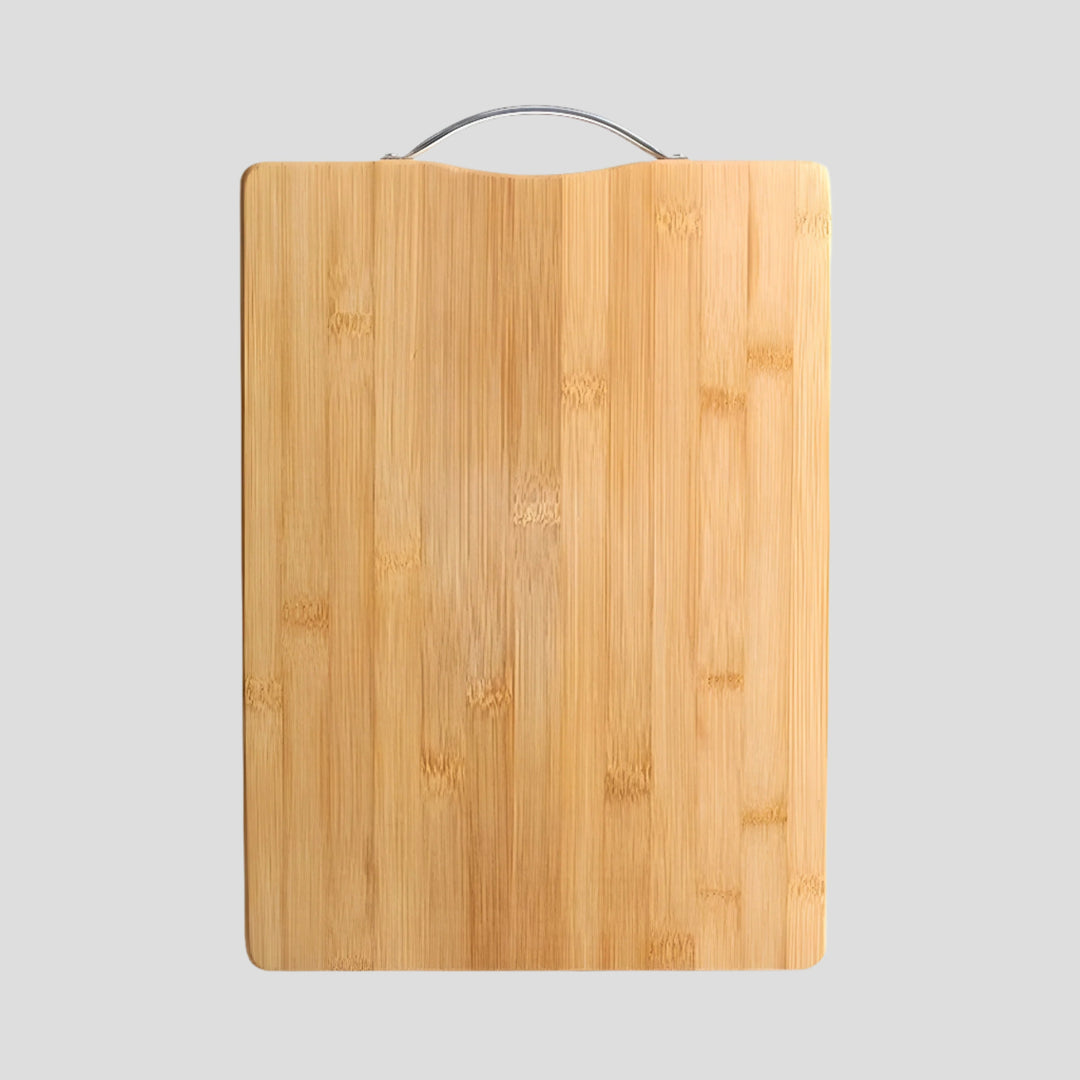 SliceNest Cutting Board – Natural Bamboo Cutting Board with Handle | Stornfield
