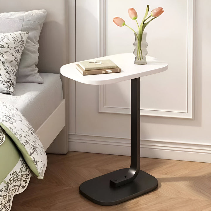 MinimalistCorner Table – Minimalist C-shaped Side Table | Stornfield