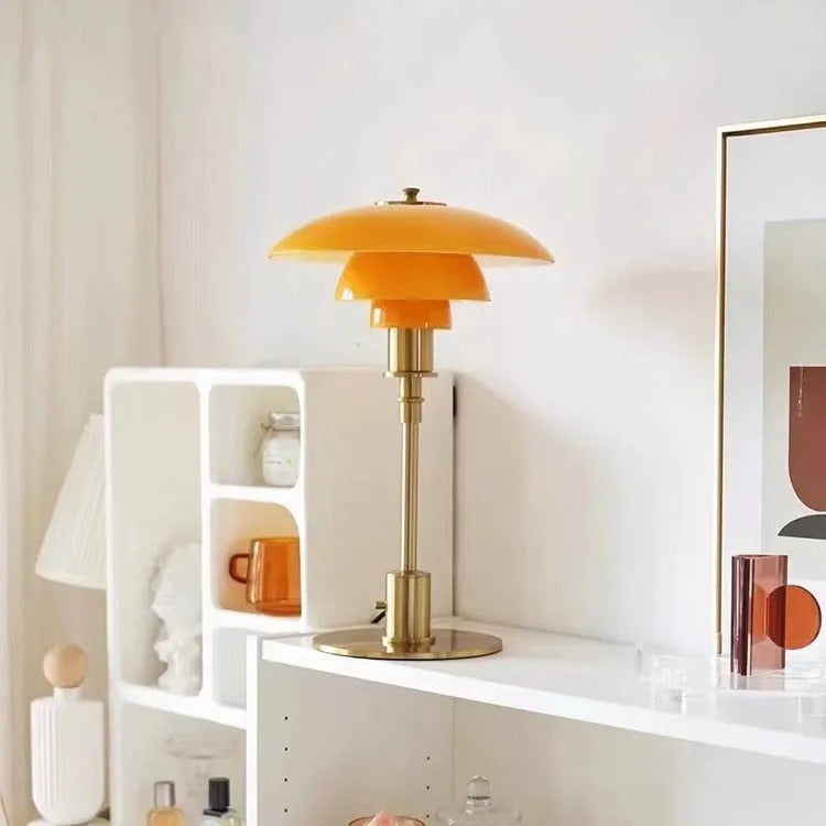 Nordic Glass Table Lamp – Minimalist LED Light for Home | Stornfield