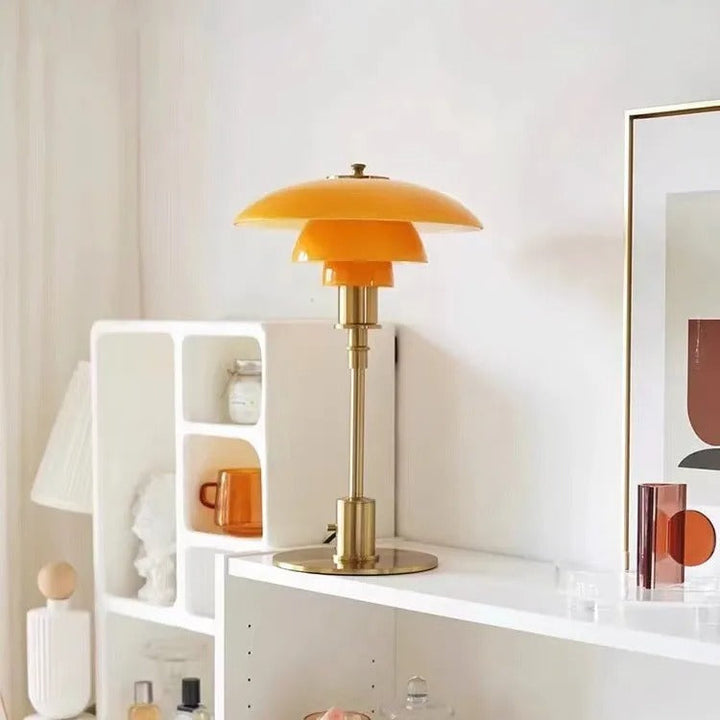 Nordic Glass Table Lamp – Minimalist LED Light for Home | Stornfield