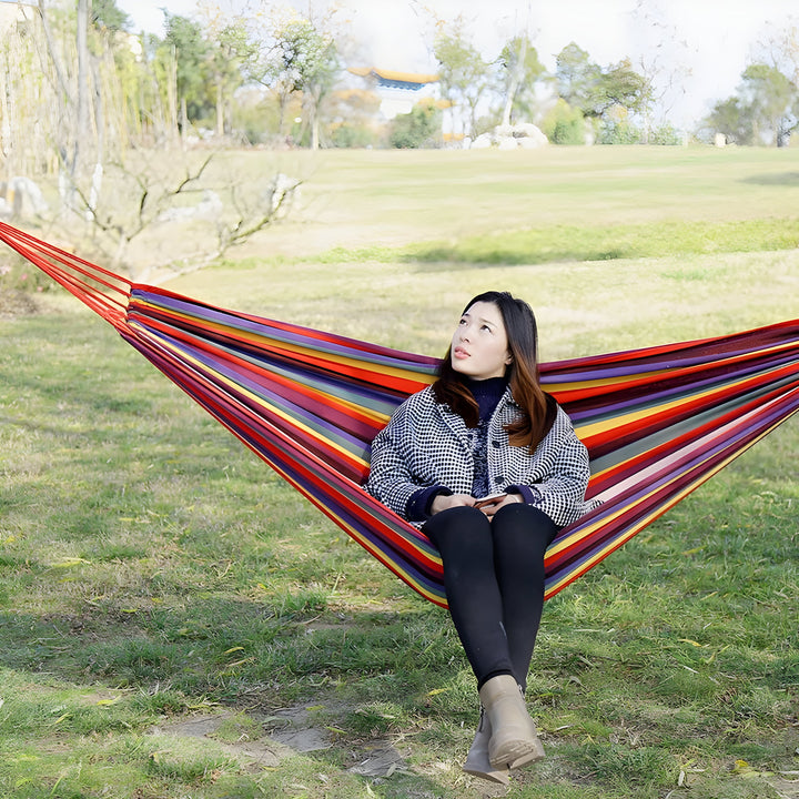 AeroMesh-Hammock - Multifunctional Thickened Stripes Hammock | Stornfield