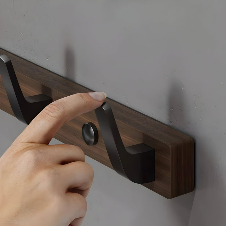 WalnutWisp Hook – Walnut Wood Wall Hook | Stornfield