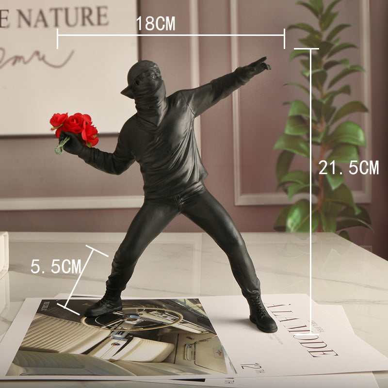 Stornfield | Emrys - Provocateur Flower Banksy
