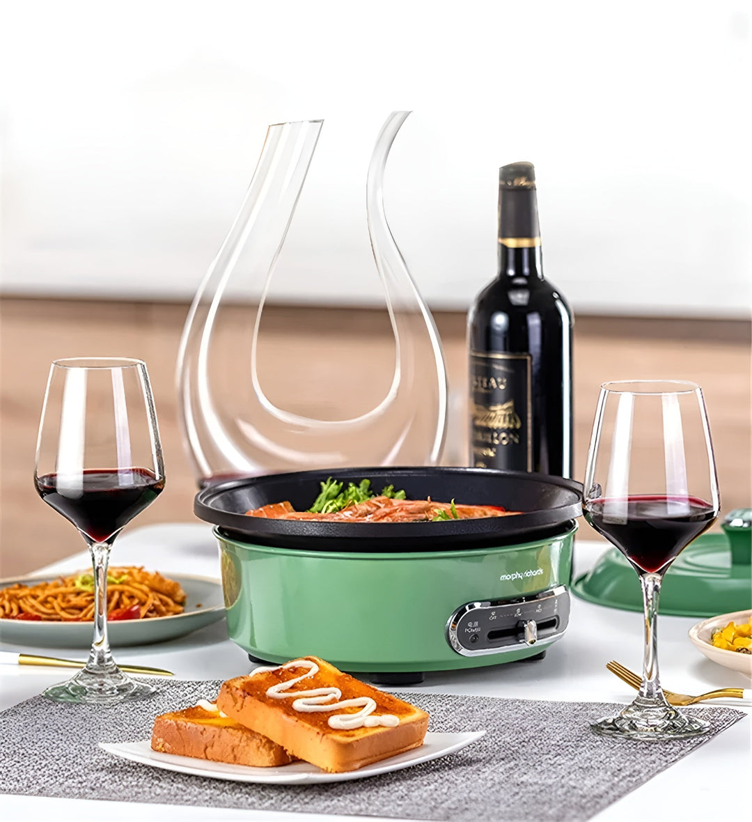 Crystal wine decanter – Handmade Elegant | 1500 ml Ideal for bars, apartments & offices | Stornfield