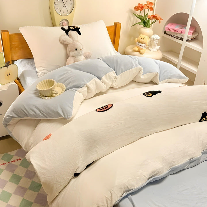 CloudComfort Bedding Set - Comfortable and Skin-Friendly Lucky Cat Bedding | Stornfield