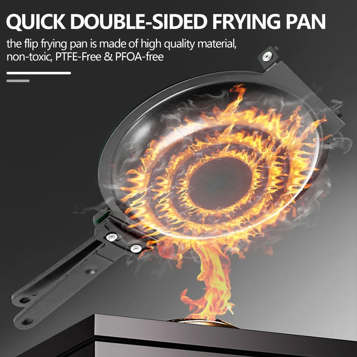 Stornfield | MasterPan Double-sided Non-stick Pan – For Perfect Cooking without Sticking