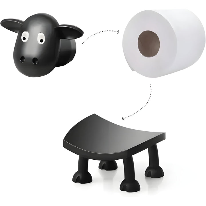 Buy Toilet Paper Holder – Original & Funny Bathroom Decor | Non-Slip, Ideal for Small Bathrooms | Stornfield