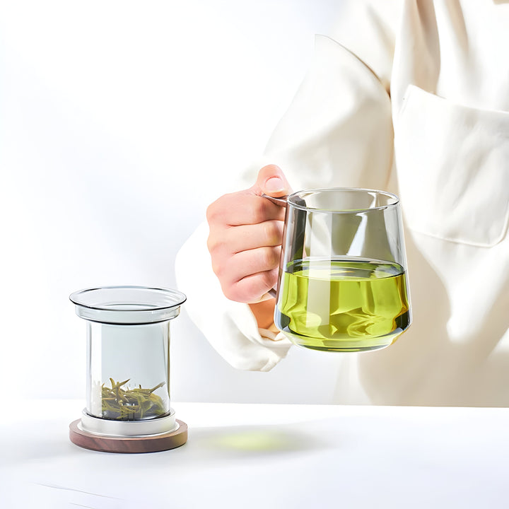 ArtisanBrew Cup – Heat-resistant glass tea cup | Stornfield