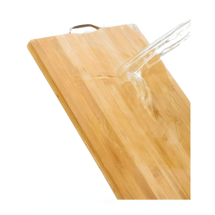 SliceNest Cutting Board – Natural Bamboo Cutting Board with Handle | Stornfield
