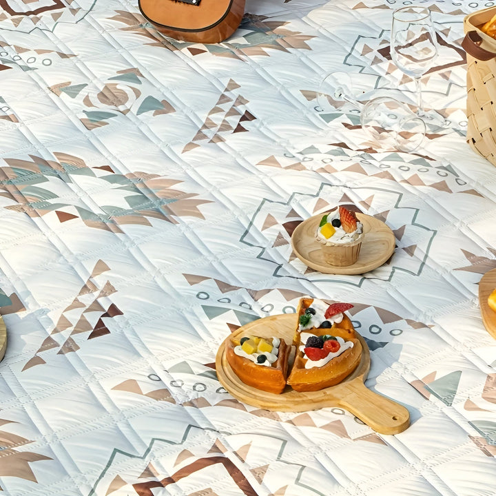 Picnic Stornfieldanket with check pattern – Waterproof & FoldaStornfielde | Ideal for Park, Beach & Camping | Stornfield