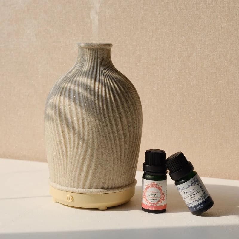shaped ultrasonic aroma diffuser – Elegant aroma diffuser with soothing LED lighting Stornfield