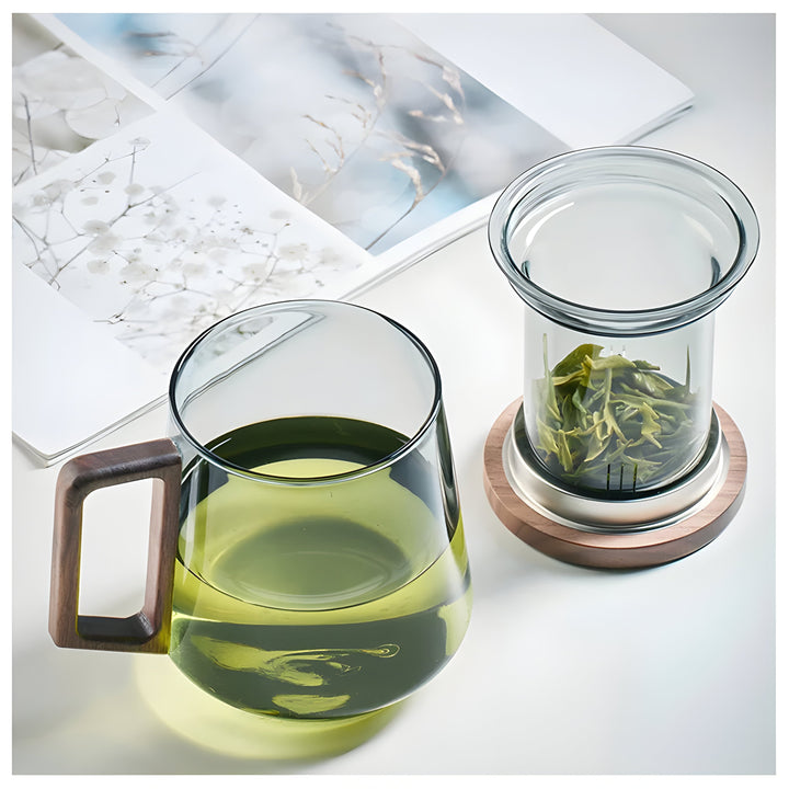 ArtisanBrew Cup – Heat-resistant glass tea cup | Stornfield