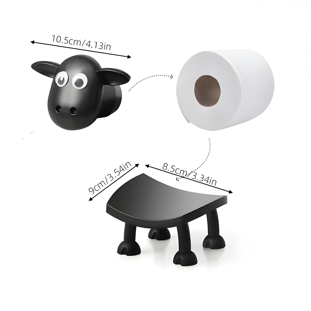 Buy Toilet Paper Holder – Original & Funny Bathroom Decor | Non-Slip, Ideal for Small Bathrooms | Stornfield