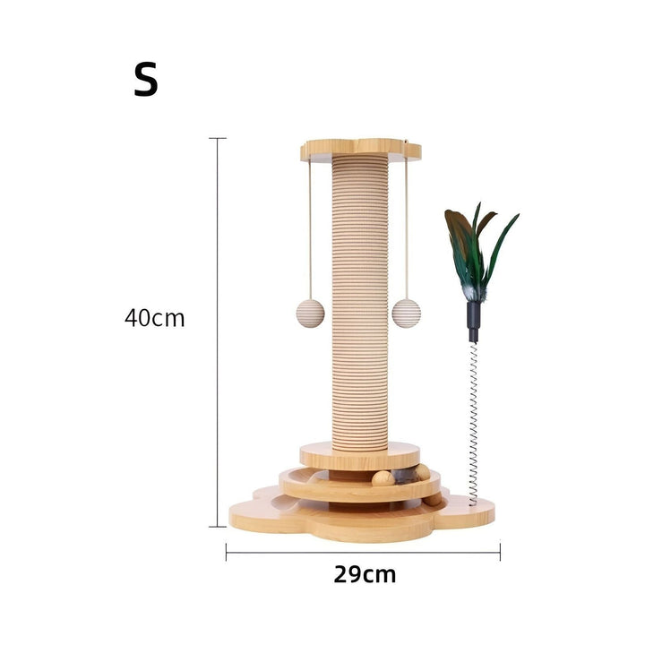 WhiskerWood Toy - Durable wooden toy with balls for cats | Stornfield