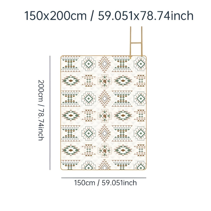 Picnic Stornfieldanket with check pattern – Waterproof & FoldaStornfielde | Ideal for Park, Beach & Camping | Stornfield