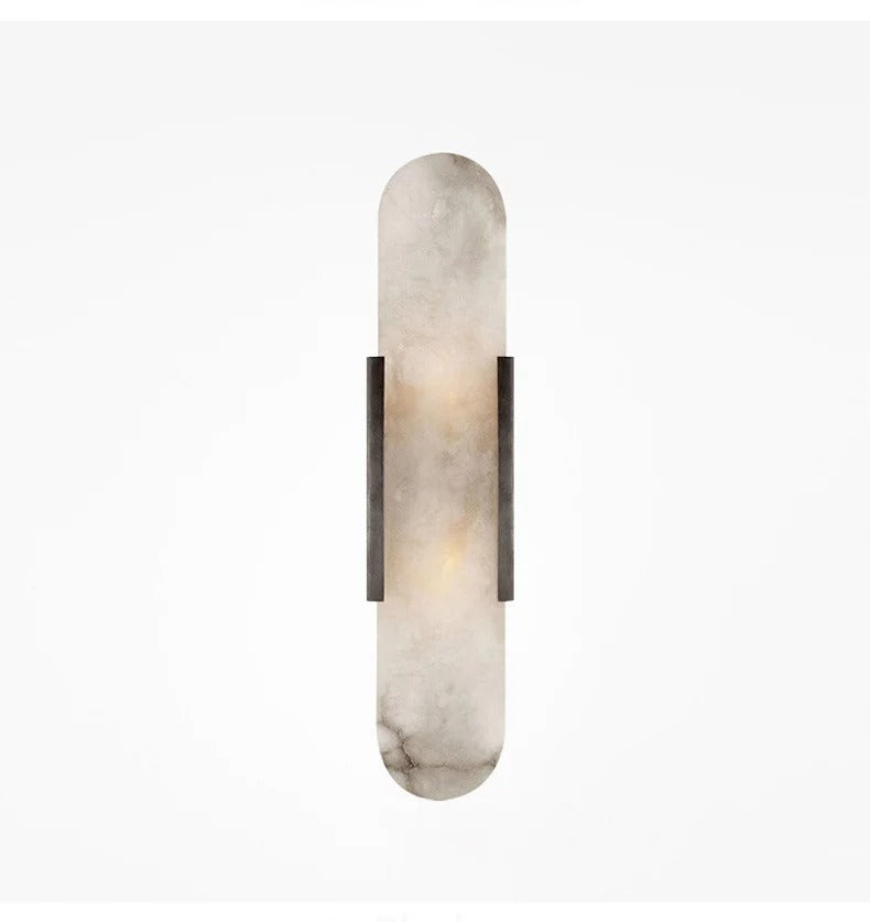 Modern Marble Bedside Sconce Light - Elegant Wall Fixture | Stornfield
