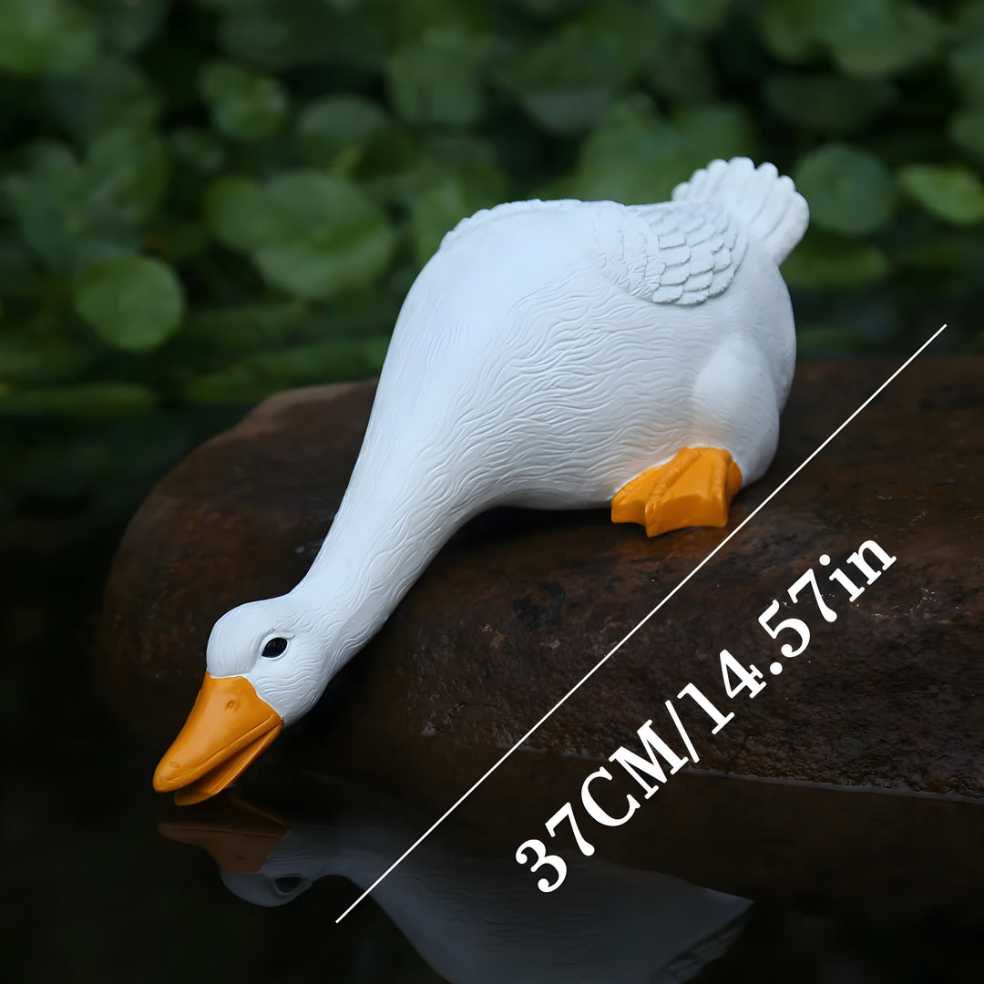PuddlePals Sculpture – Farmhouse Style Duck & Goose Figure | Stornfield