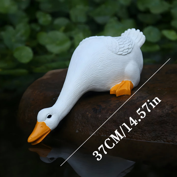 PuddlePals Sculpture – Farmhouse Style Duck & Goose Figure | Stornfield